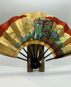 Sensu | Red KAZARI Traditional Japanese Fan | Collectors item