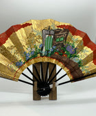 Sensu | Red KAZARI Traditional Japanese Fan | Collectors item