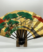 Sensu | Red KAZARI Traditional Japanese Fan | Collectors item