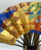 Sensu | Blue & Green KAZARI Traditional Japanese Fan | Collectors item