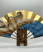 Sensu | OSHIDORI & KAME Traditional Japanese Fan | Collectors item