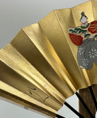 Sensu | HINA DOLL & PLUM BLOSSOM Traditional Japanese Fan | Collectors item