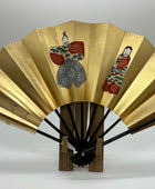 Sensu | HINA DOLL & PLUM BLOSSOM Traditional Japanese Fan | Collectors item