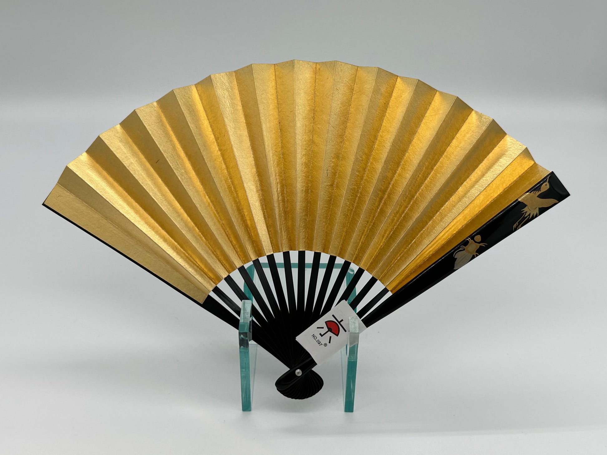 Sensu | MAKIE TSURU KAME Traditional Japanese Fan | Collectors item