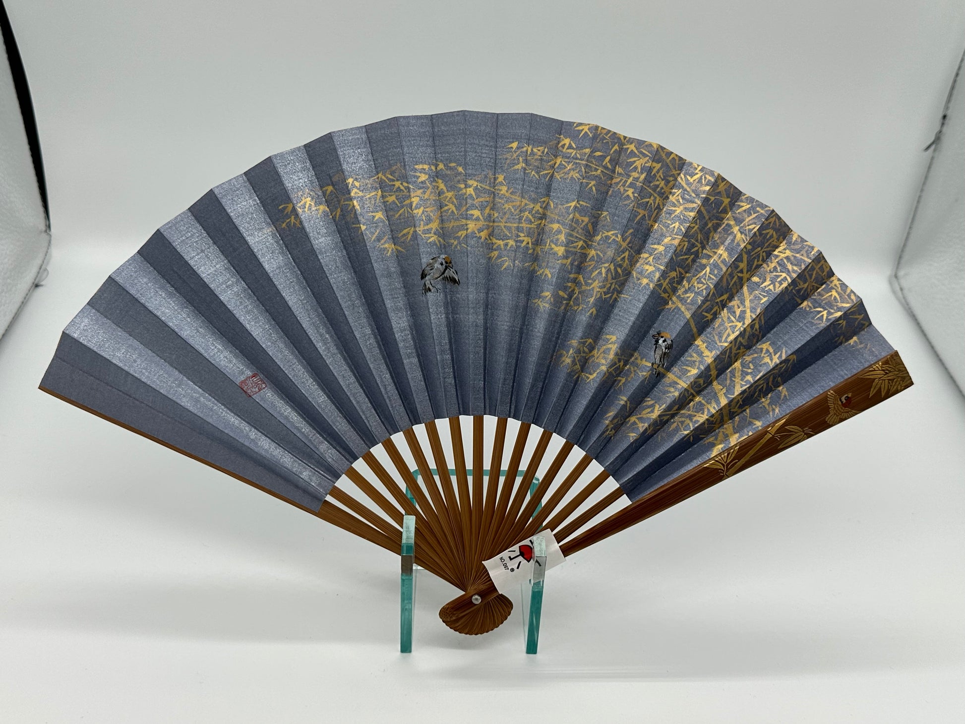 Sensu | MAKIE SASA SUZUME Traditional Japanese Fan |  Collectors item