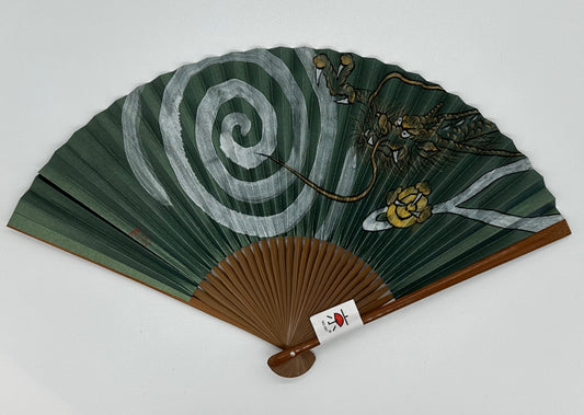 Sensu | UZU DRAGON Traditional Japanese Fan | Collectors item