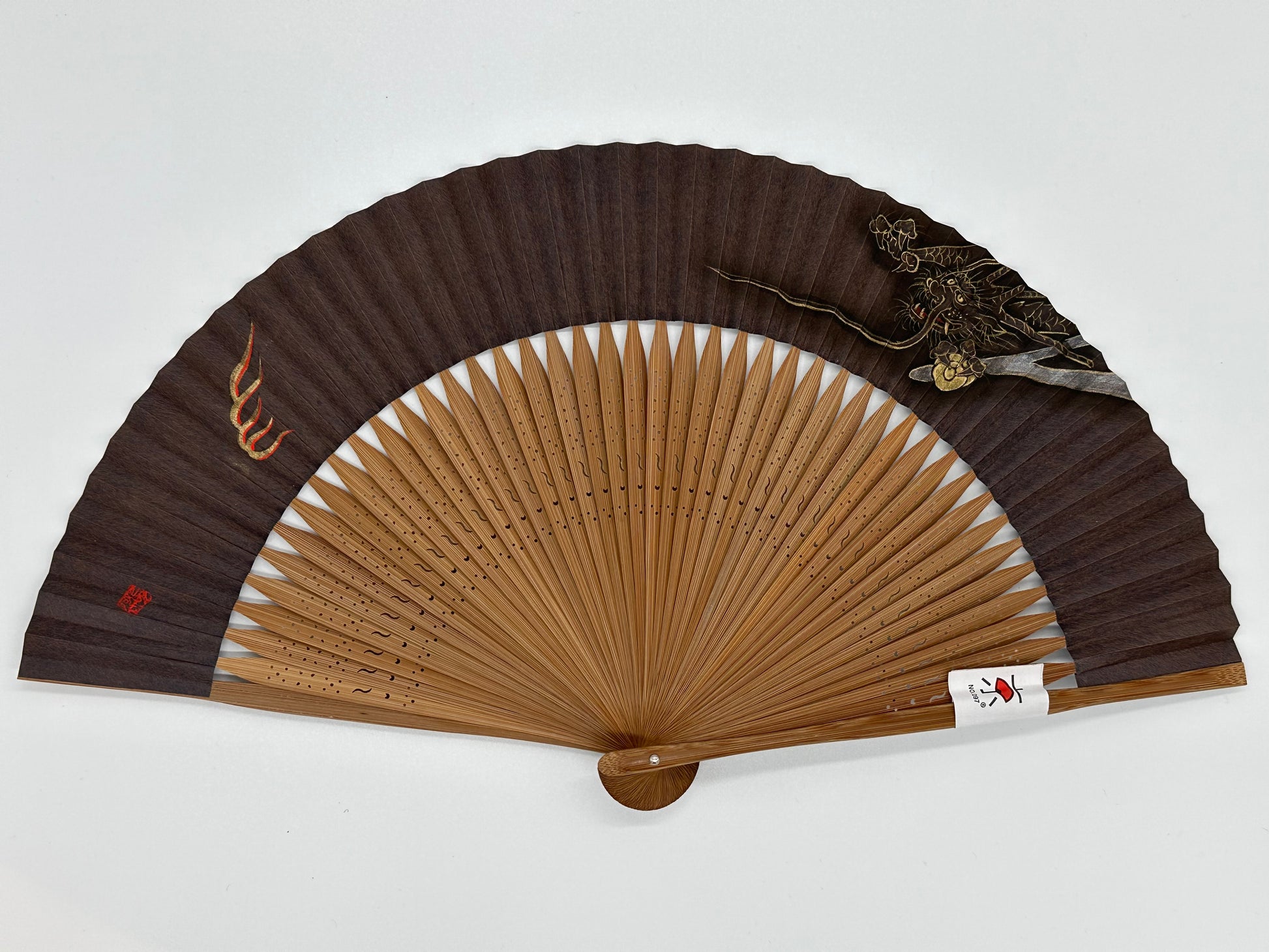 Sensu | THUNDER DRAGON Traditional Japanese Fan | Collectors item