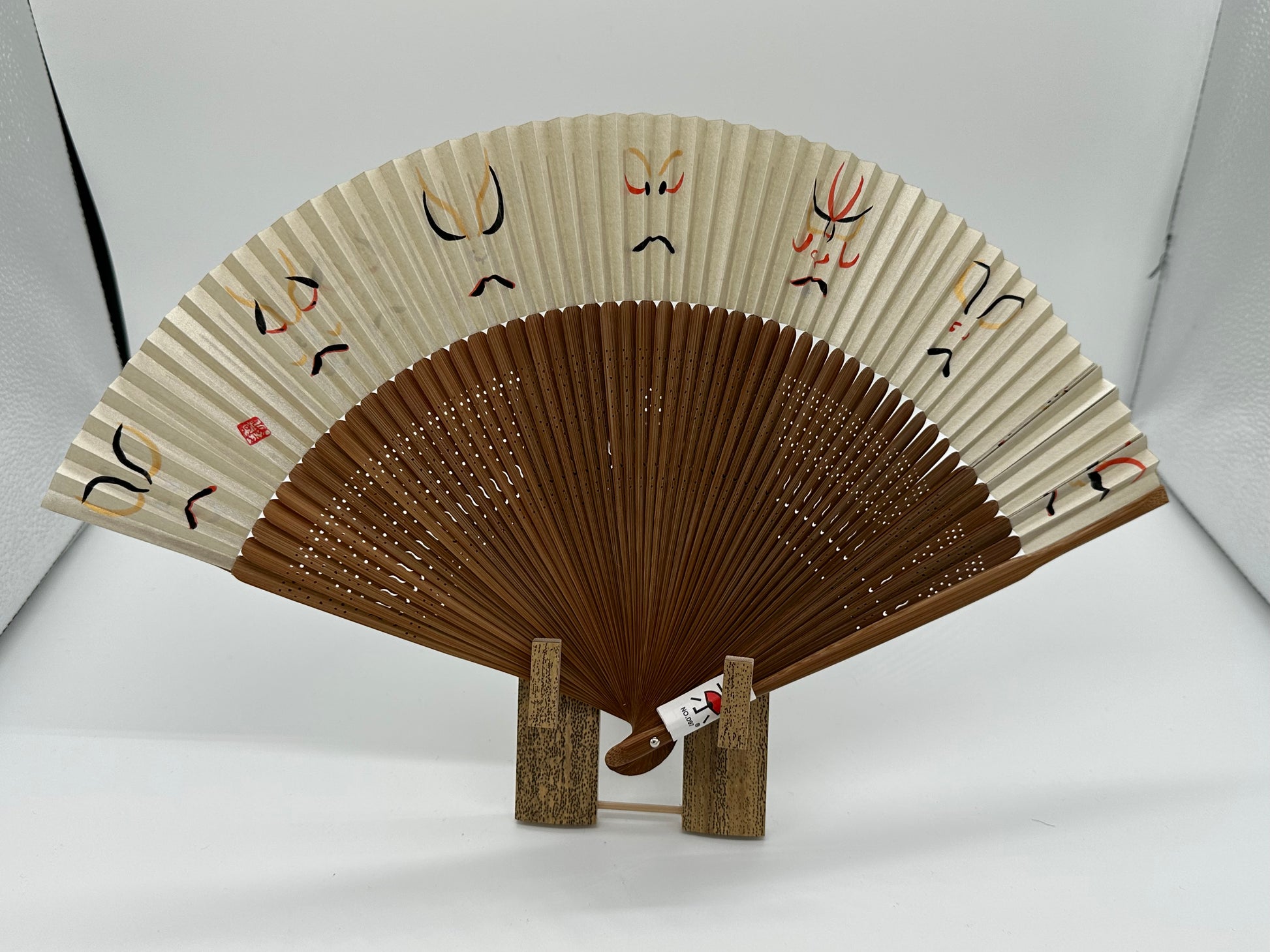 Sensu | KABUKI KUMADORI Traditional Japanese Fan | Collectors item