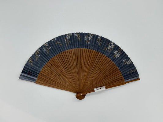 Sensu | INDIGO SAKURA Traditional Japanese Fan | Collectors item