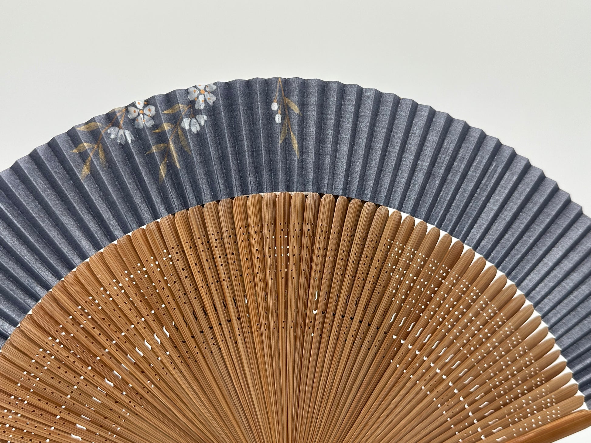 Sensu | INDIGO SAKURA Traditional Japanese Fan | Collectors item